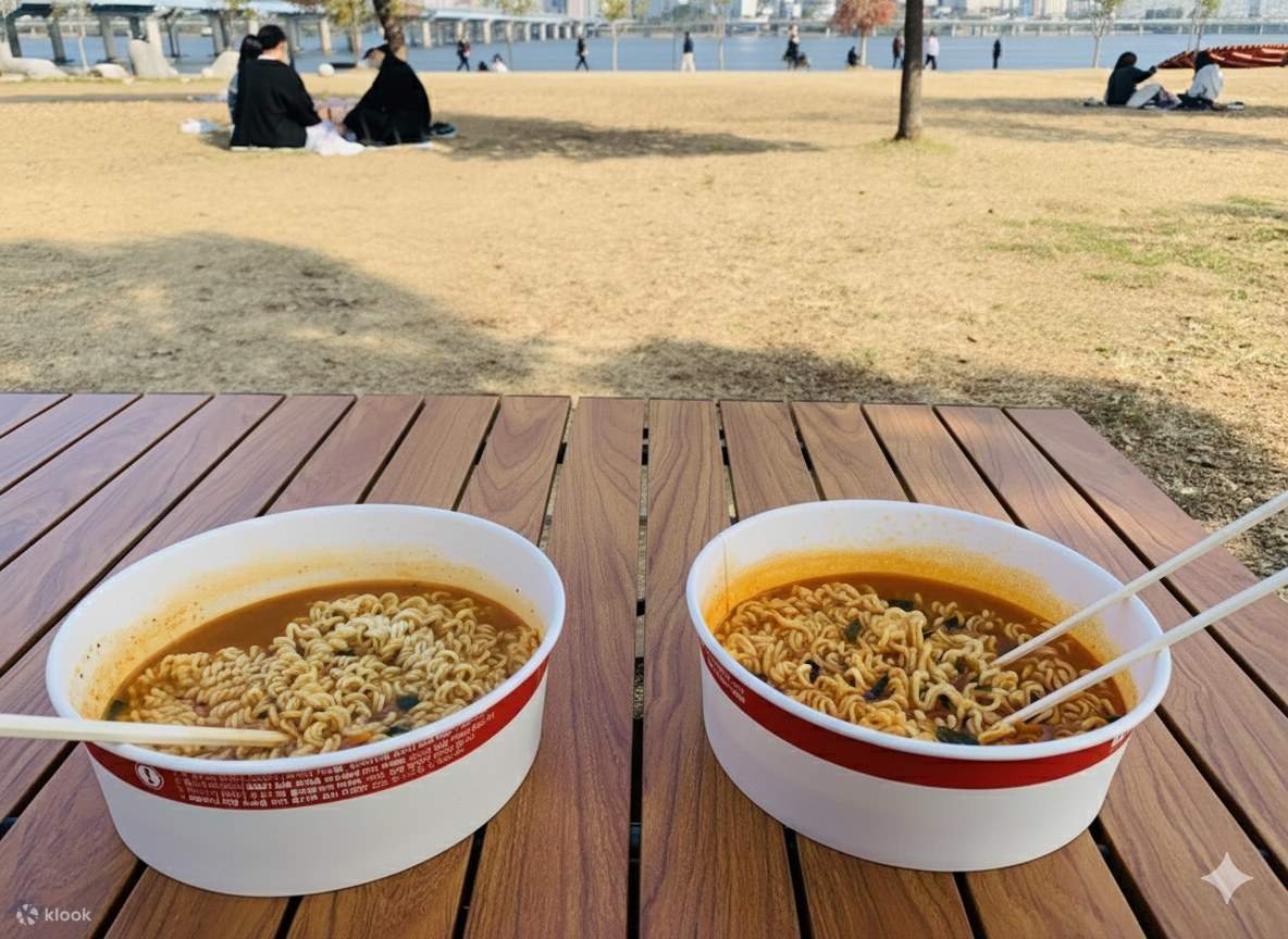 Picnic coreano en el Han River