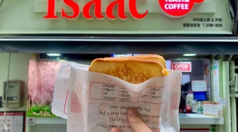 Isaac Toast Myeongdong