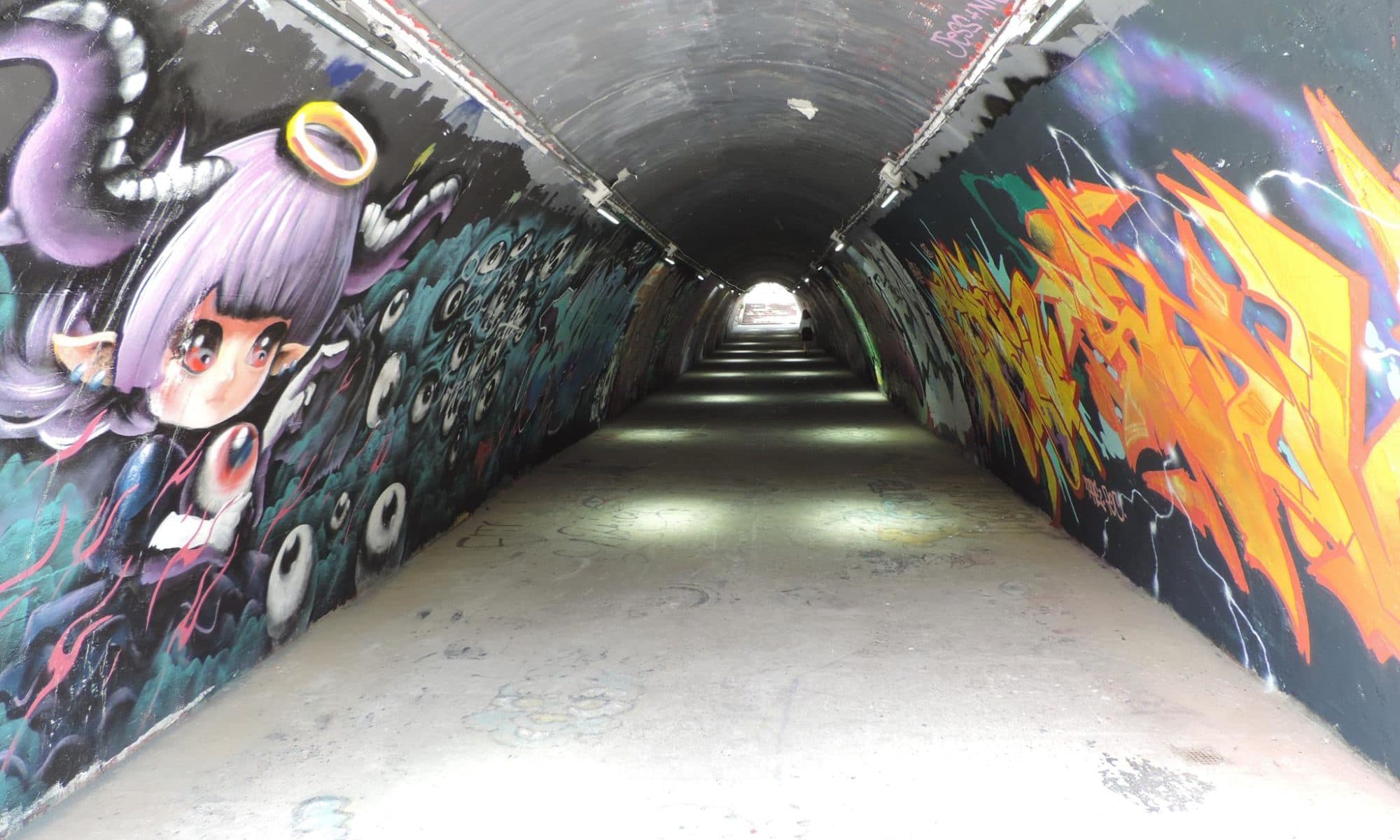 Sinchon Graffiti Tunnel